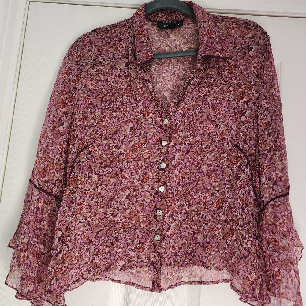 Flirty romantic blouse xl by Spenser Jeremy unworn